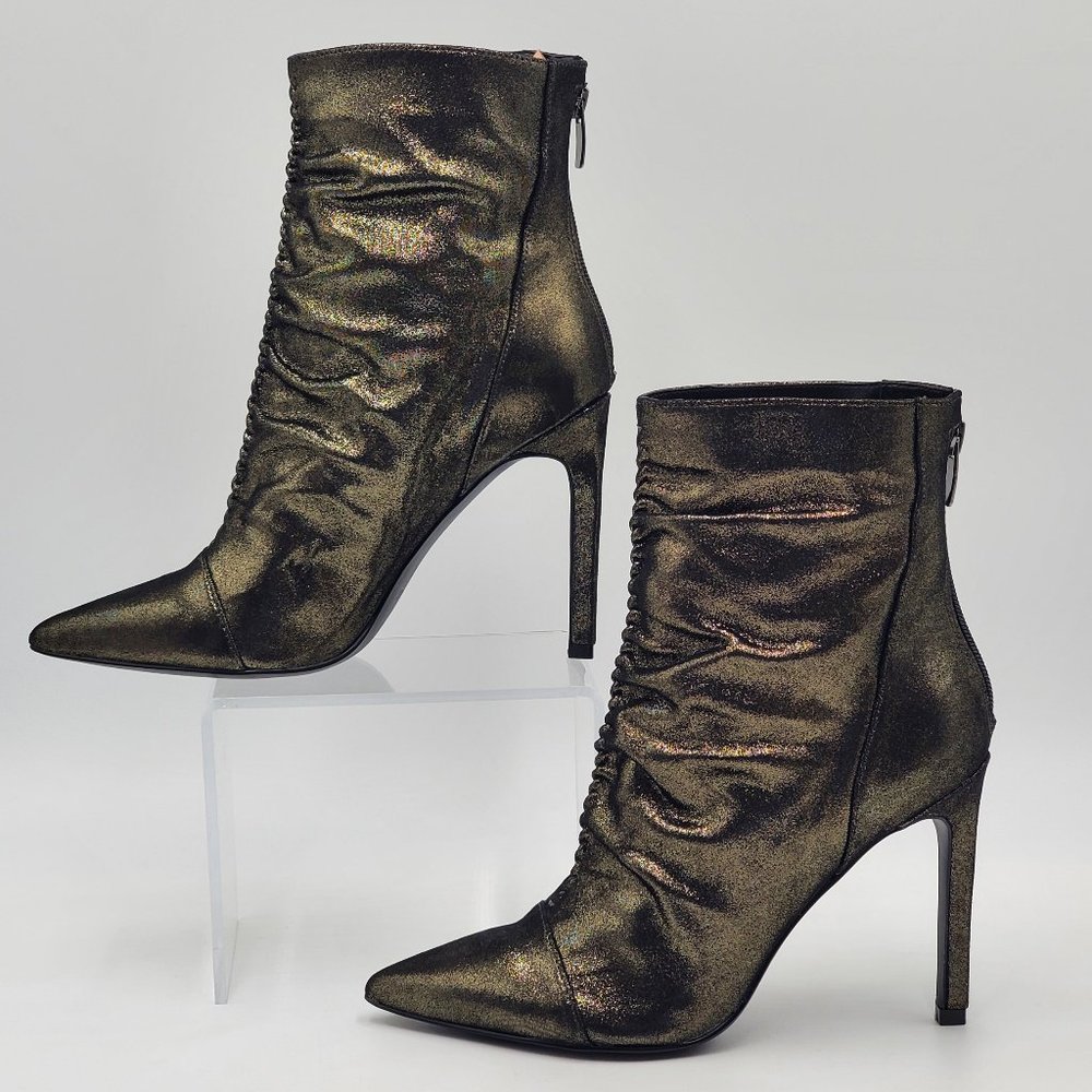 Nine West Shimmery Stiletto Booties - NWOT - Picture 4 of 17